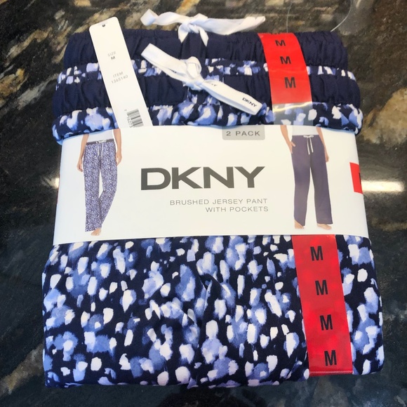 Dkny Brushed Jersey Pants W Pockets 